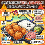 から揚げ弁当を食べると逆にお腹が空くのはなぜですか？