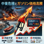 中東で戦争が起きるとガソリン価格は上がりますか？